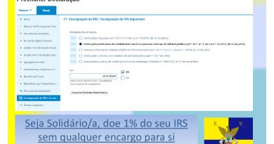 CONSIGNAÇÃO IRS 2026
